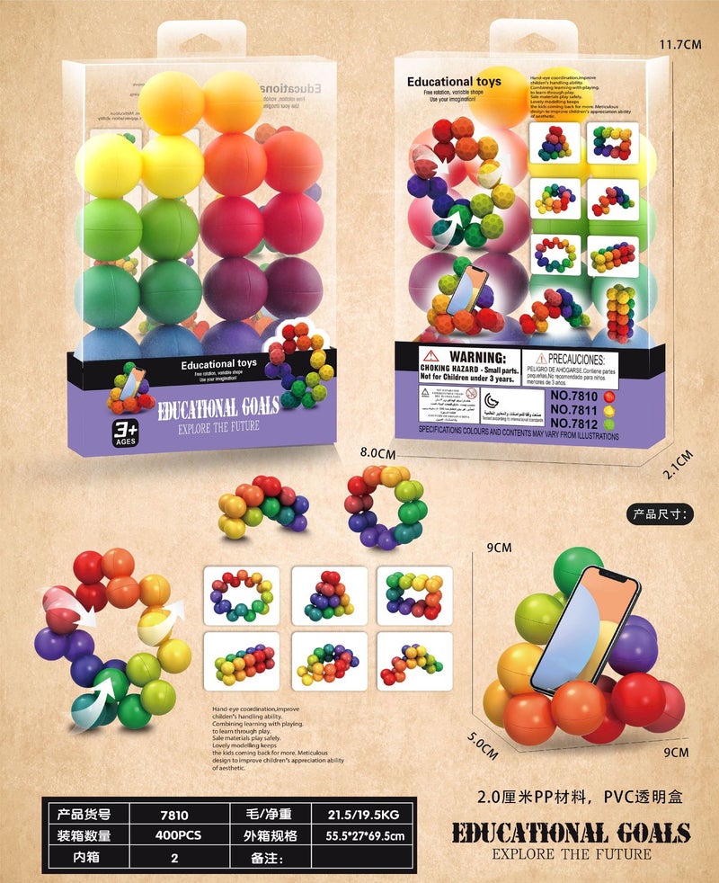 'S New Versatile Decompression Ball Puzzle Rubik'S Cube Ball Puzzle Party New And Unique Decompression Toy For Children - Image 1